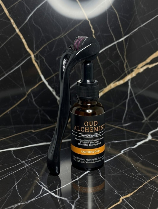 Oud Beard Oil & Derma roller bundle